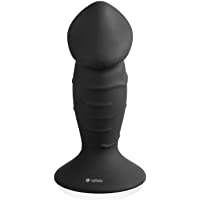Vibrador anal de silicona de lujo BETTGENOSSE- Tapón anal vibrador en forma de pene con vibrador extraíble- 10 niveles…